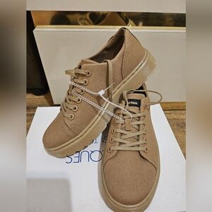 Dr. Martens Tan Canvas  Shoes